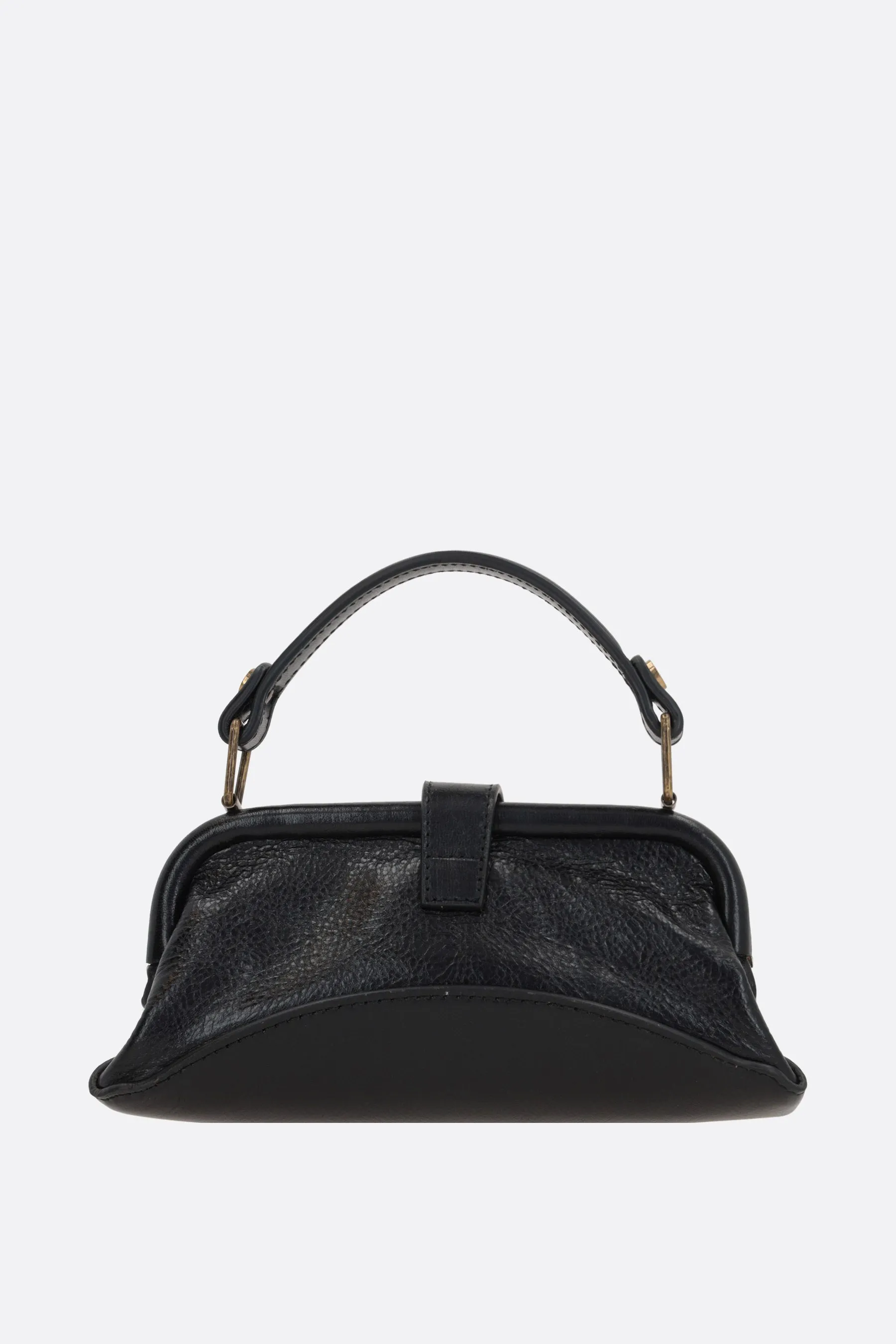 Abbey grainy leather handbag