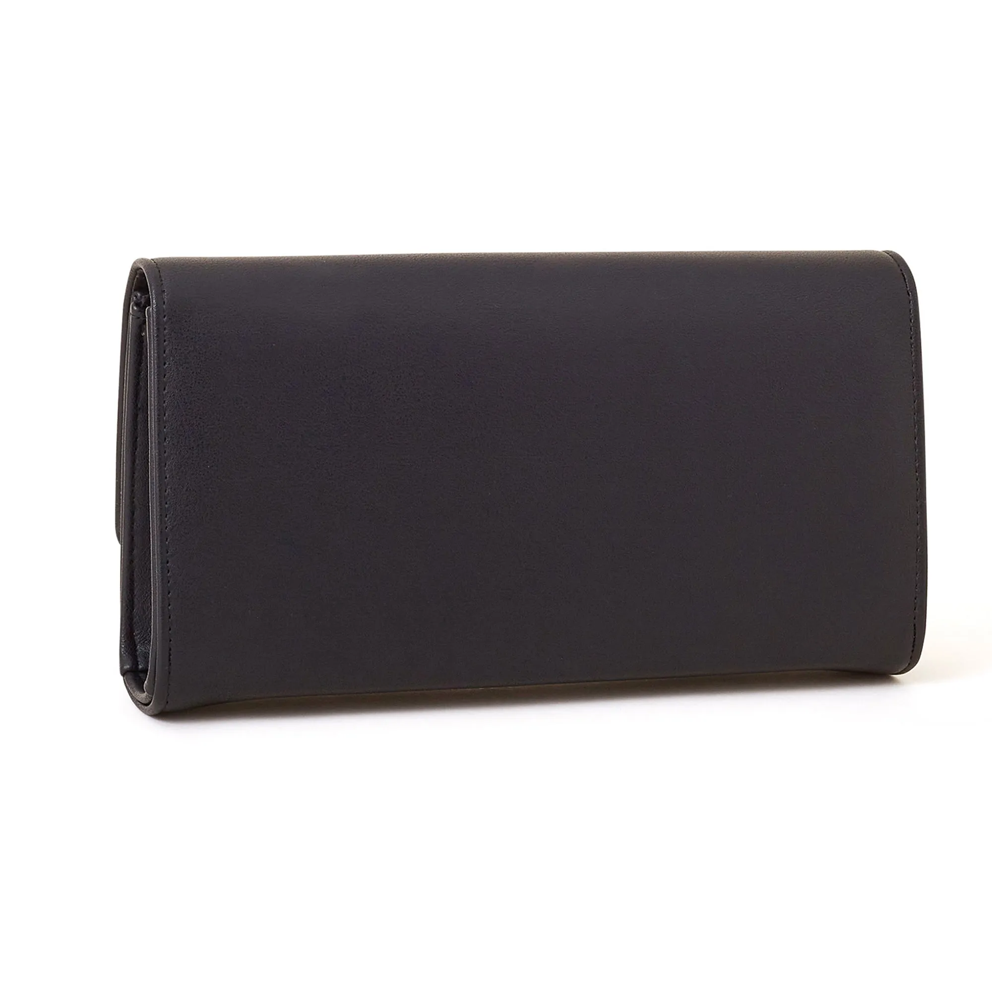 Accessorize London Women's Black Clean Bar Clutch Bag