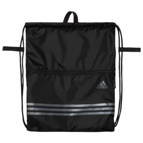 adidas Black Horizontal 3-Stripes Gym Sack