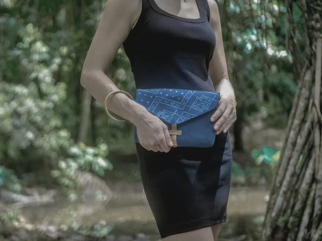 Alanji Sling Clutch - Binonduk Navy