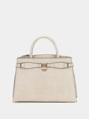 Arlena Python-Print Handbag