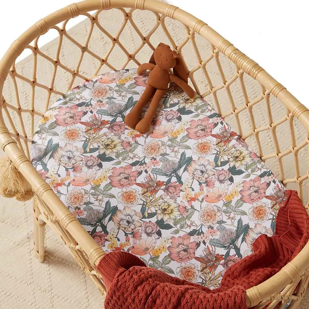 Australiana | Bassinet Sheet / Change Pad Cover