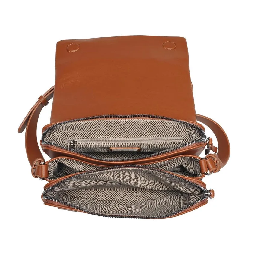 Avonlea Crossbody-Cognac