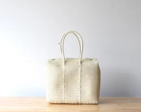 Beige Handmade Handbag by MexiMexi