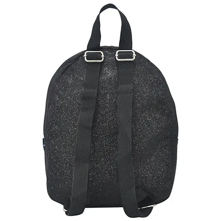 Black Glitter NGIL Mini Backpack