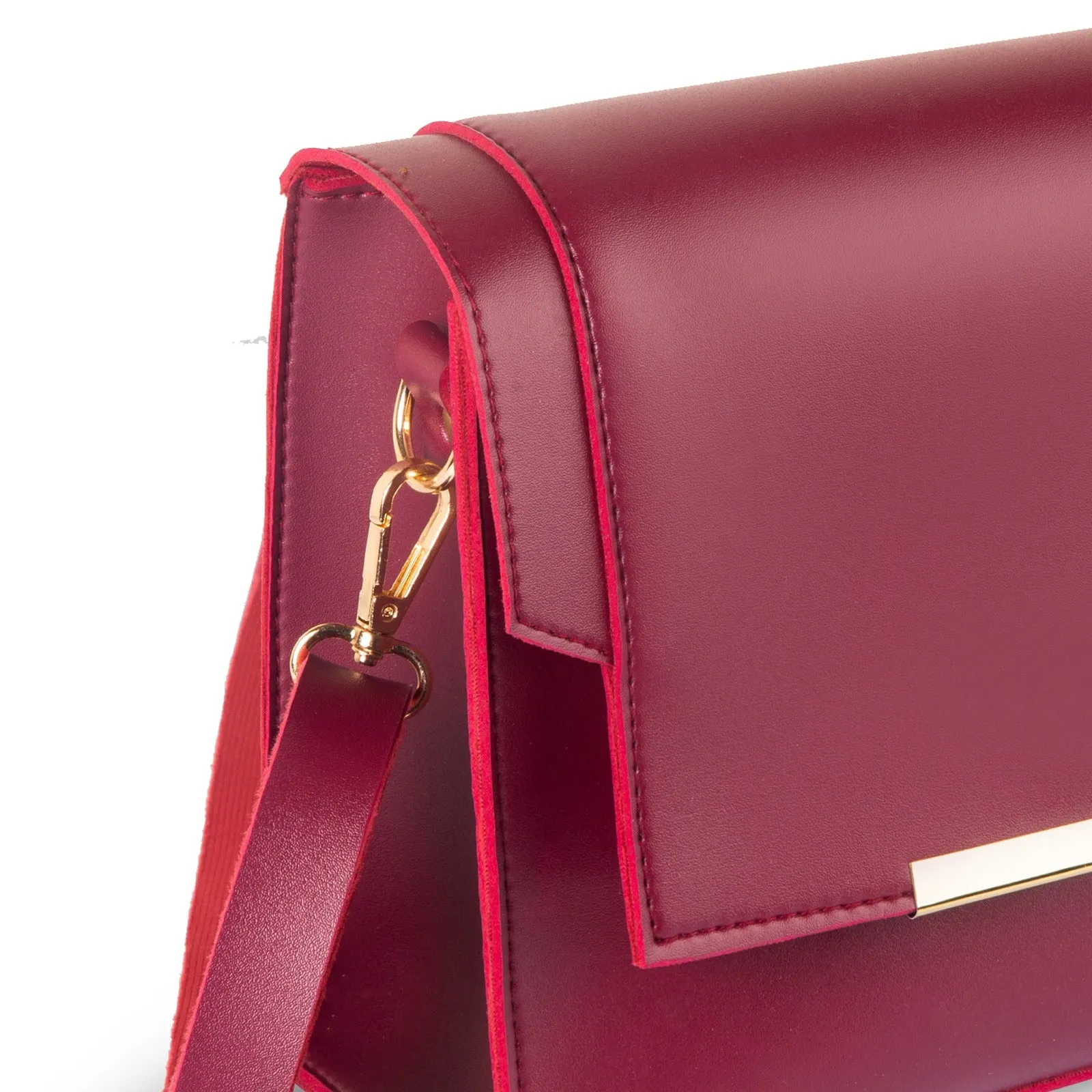 Blaze Maroon Handbag