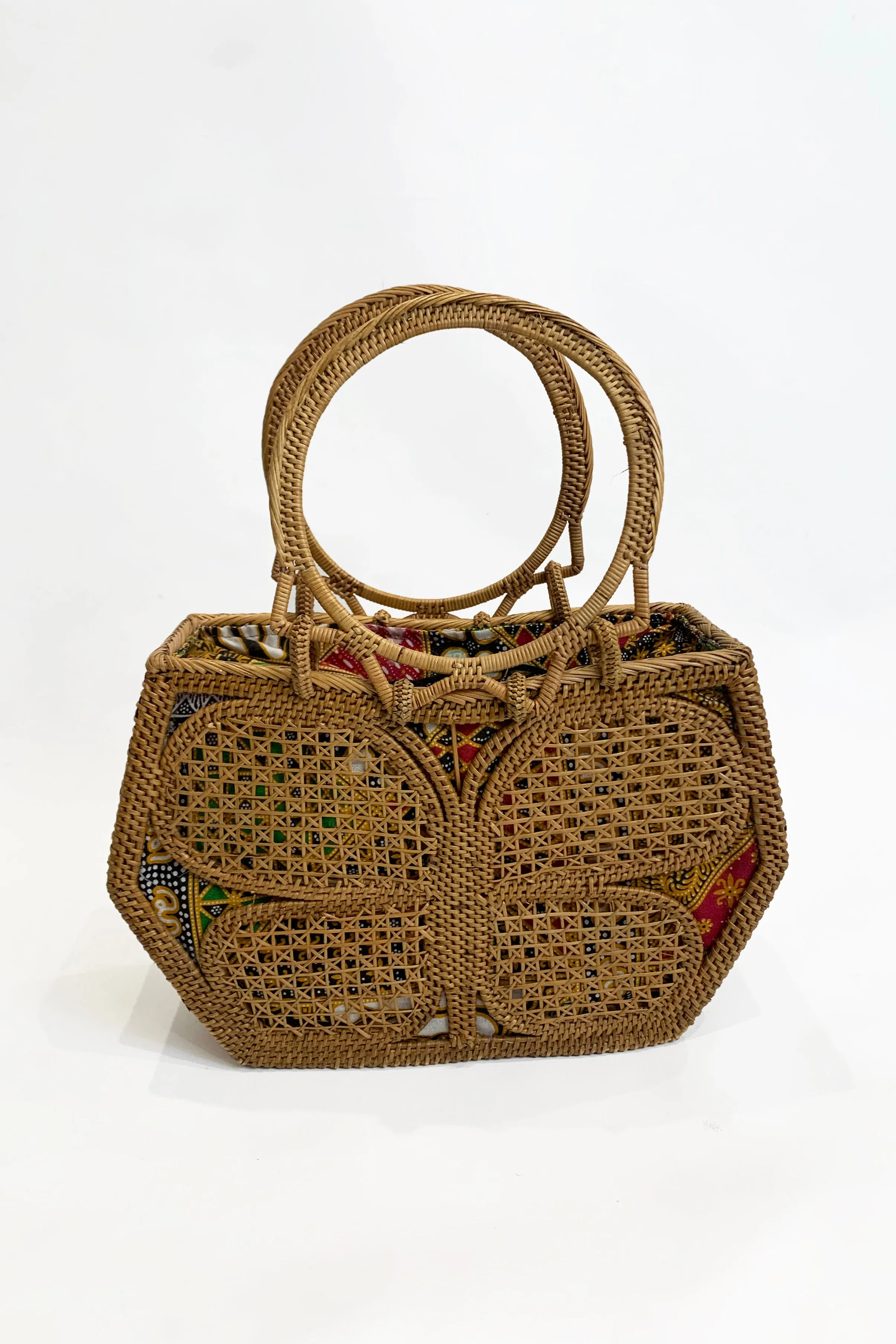 Butterfly Basket Handbag