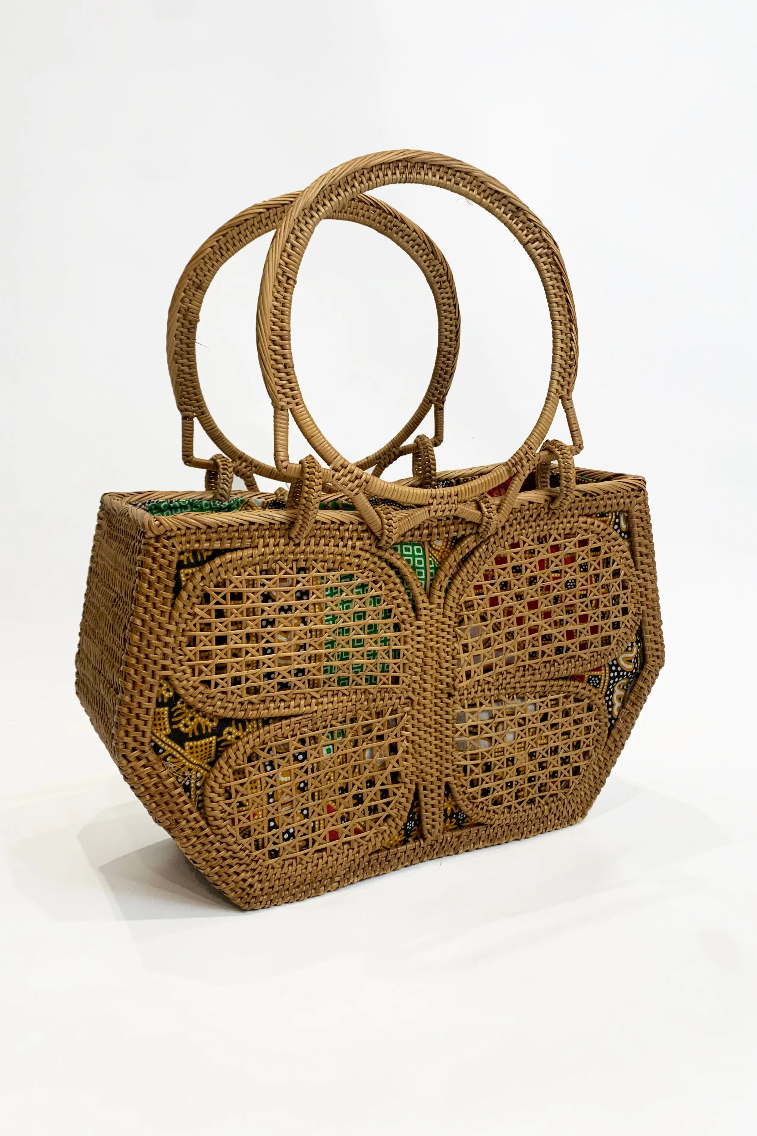 Butterfly Basket Handbag