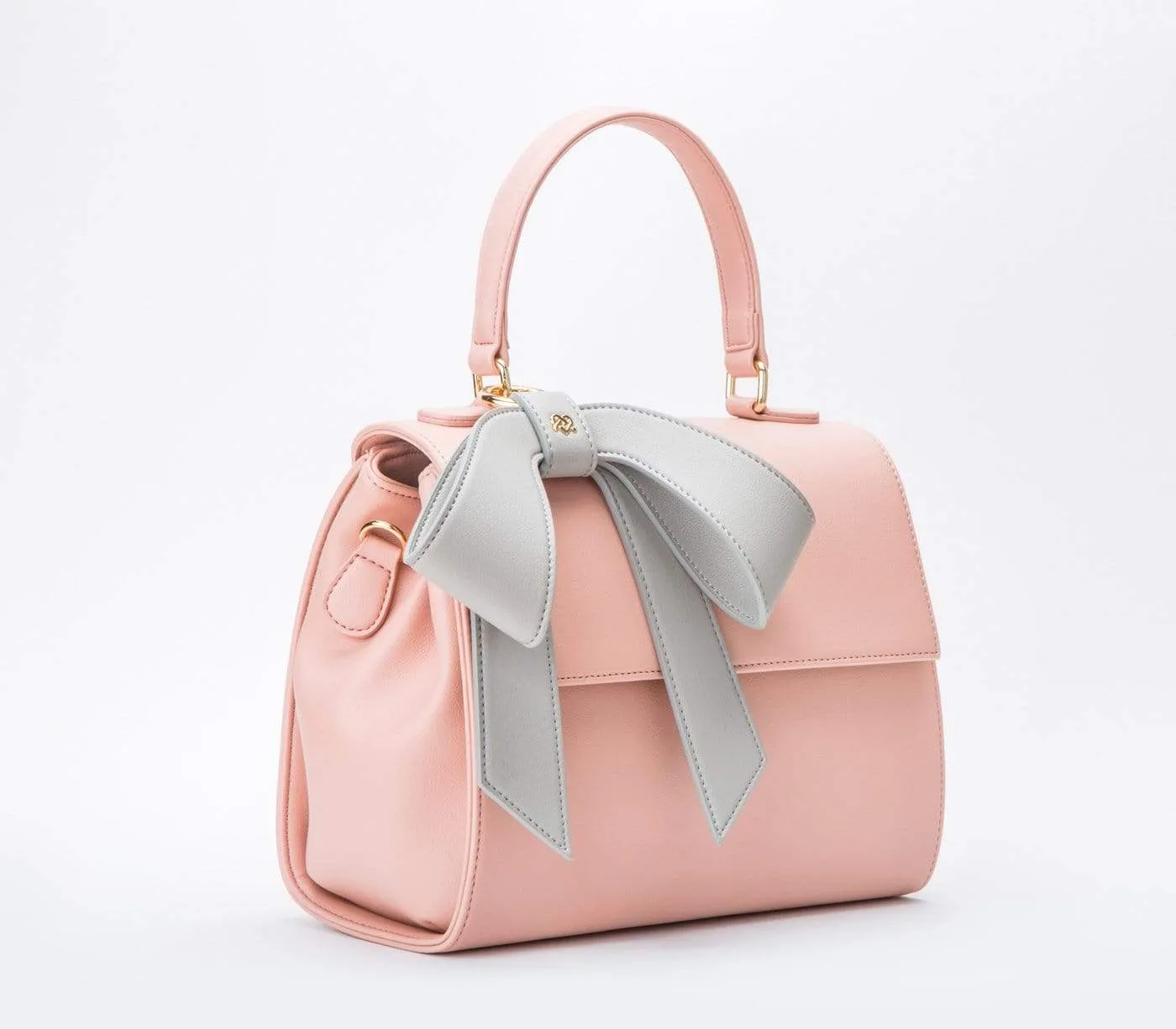 Cottontail Vegan Leather Handbag | Light Pink