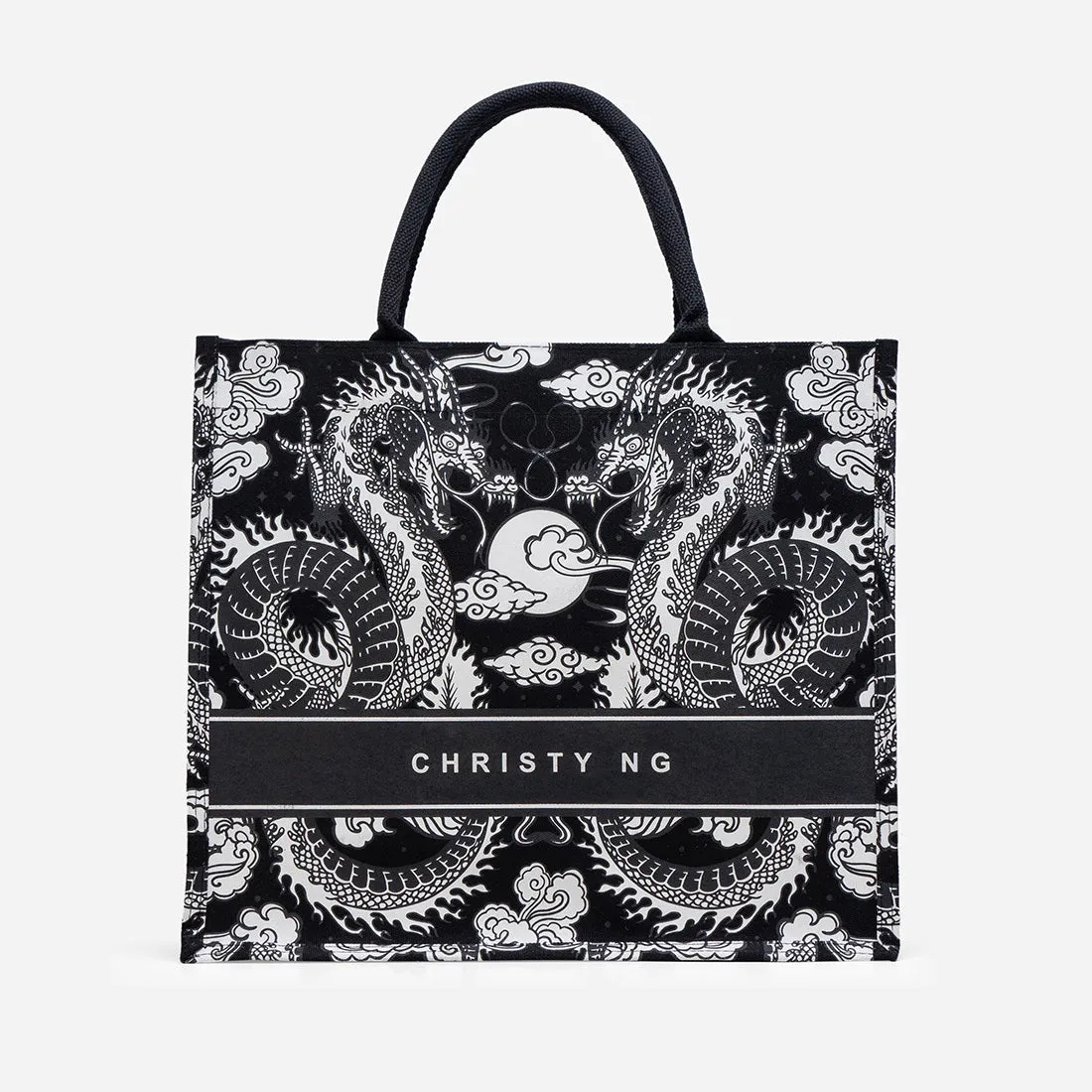 Dragon Large Canvas Tote Bag