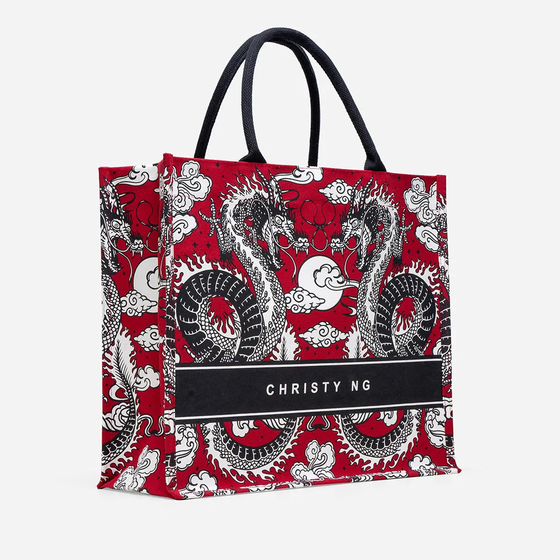 Dragon Large Canvas Tote Bag