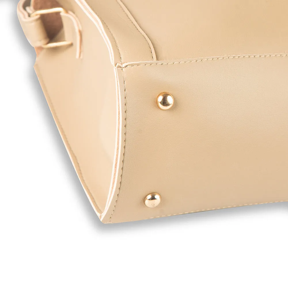 EVA BEIGE HANDBAG