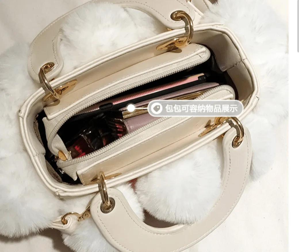 Faux Furr Shoulder Bag