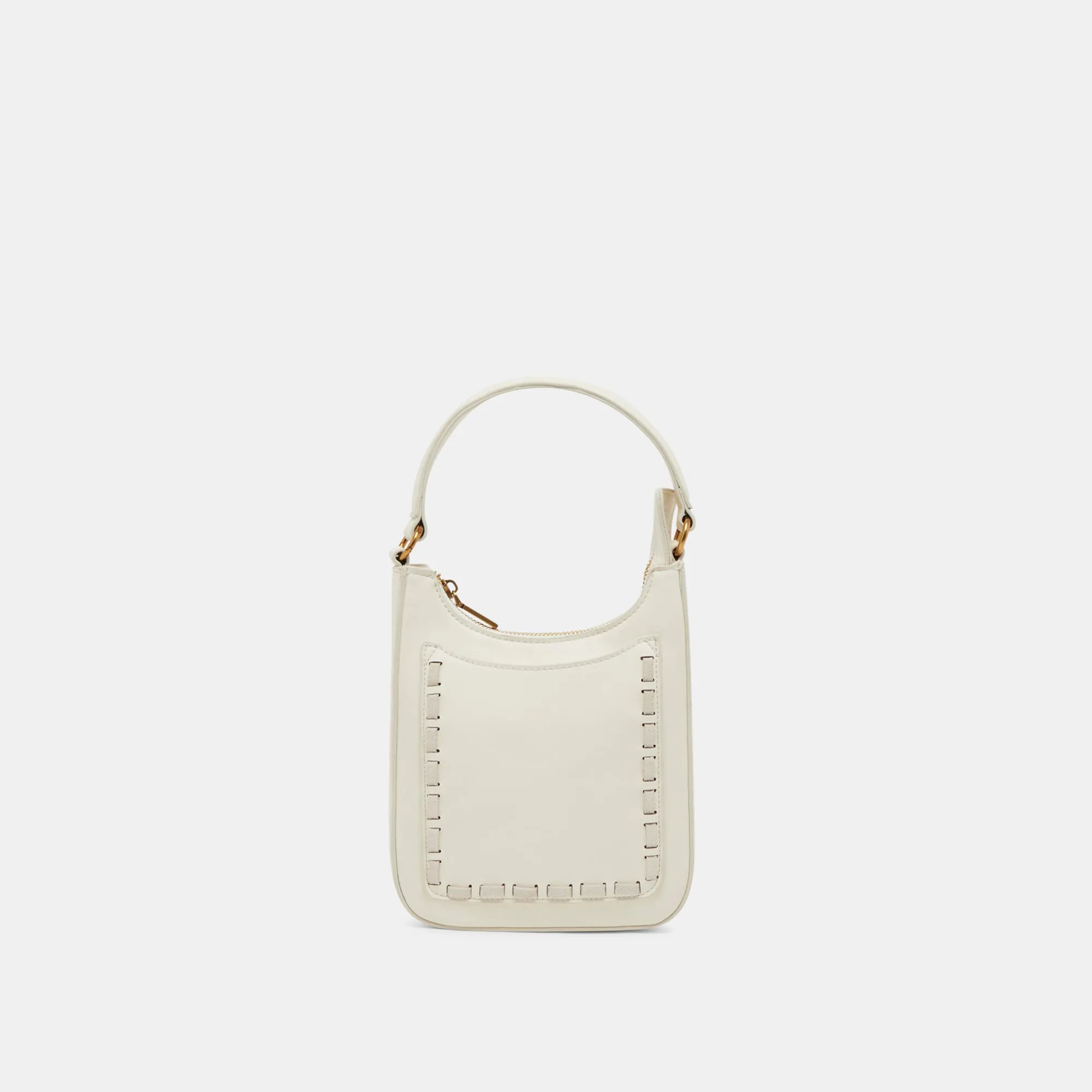 FRANCES HANDBAG IVORY FAUX LEATHER