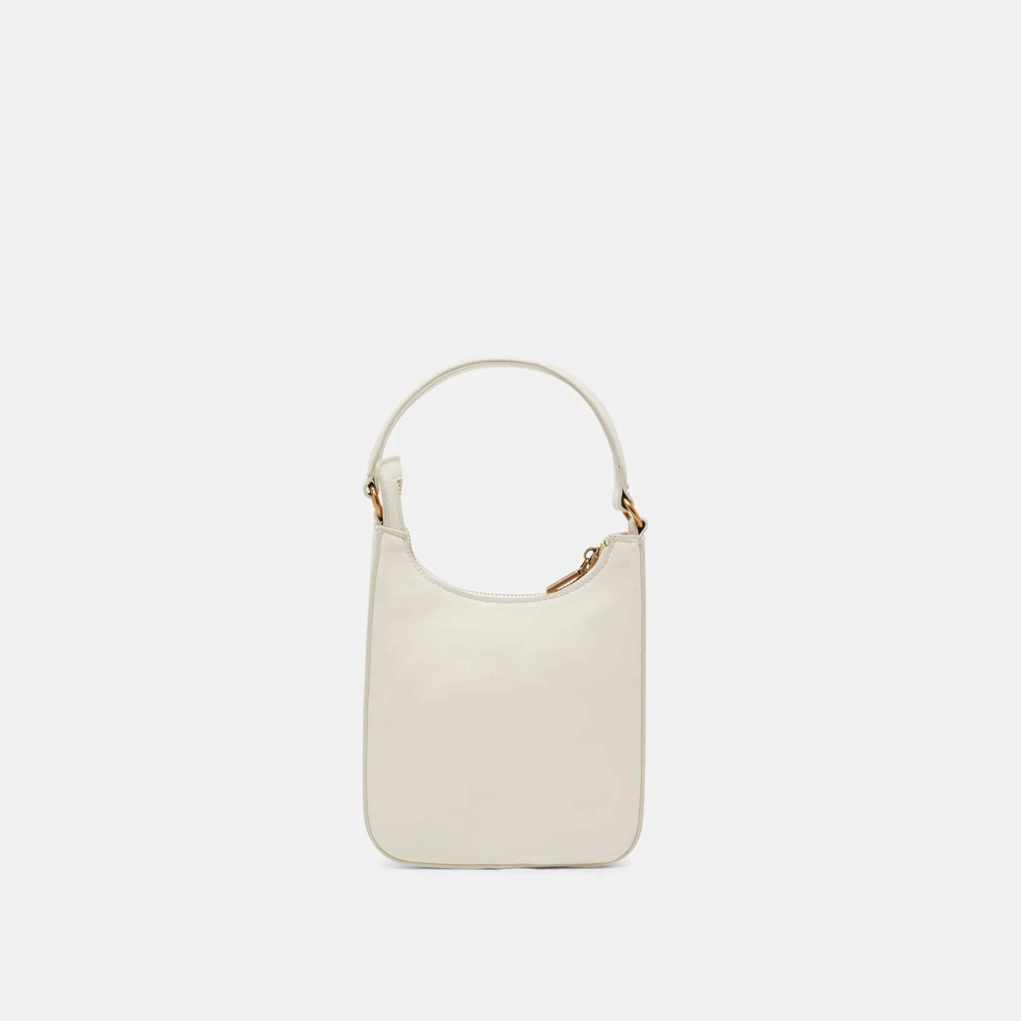 FRANCES HANDBAG IVORY FAUX LEATHER