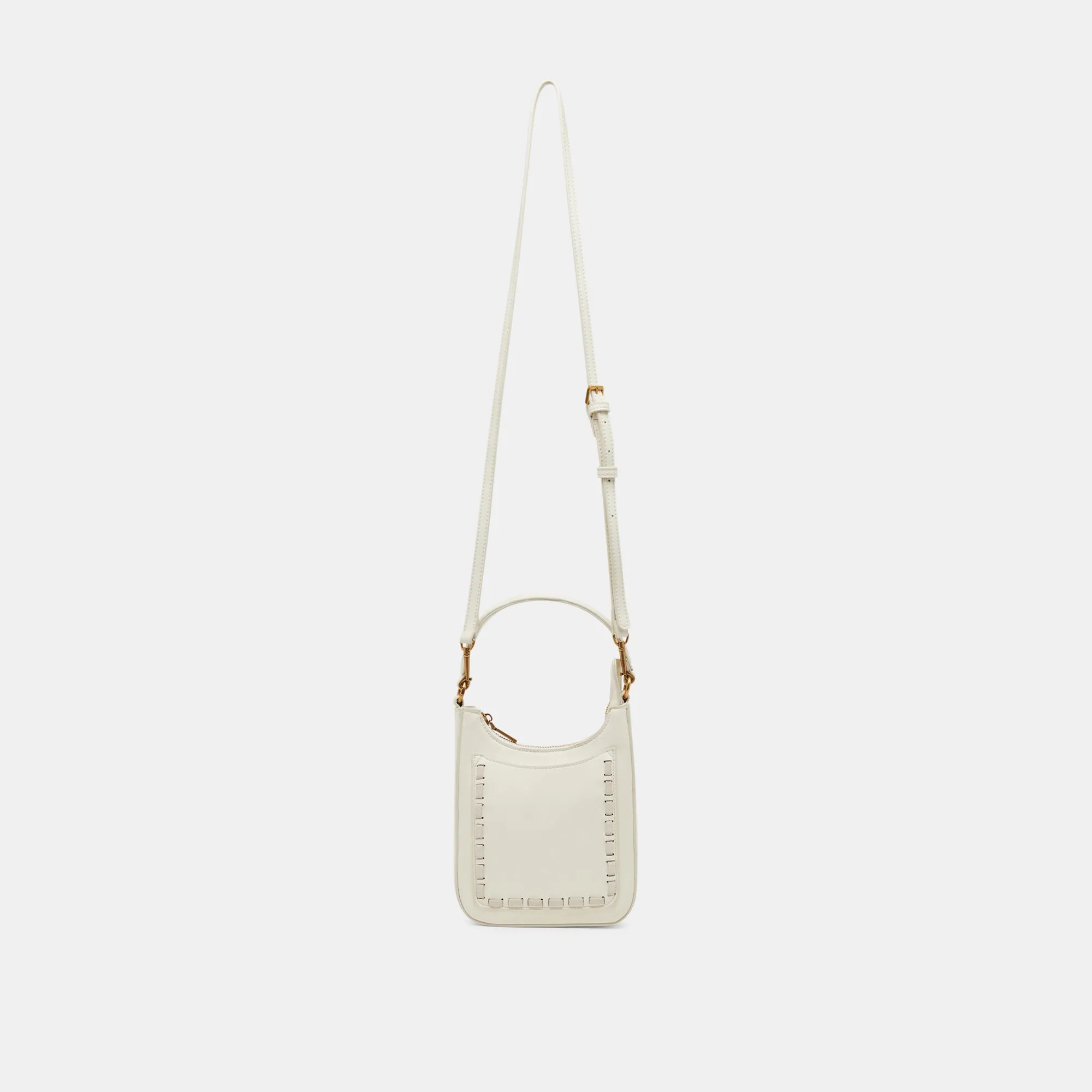 FRANCES HANDBAG IVORY FAUX LEATHER