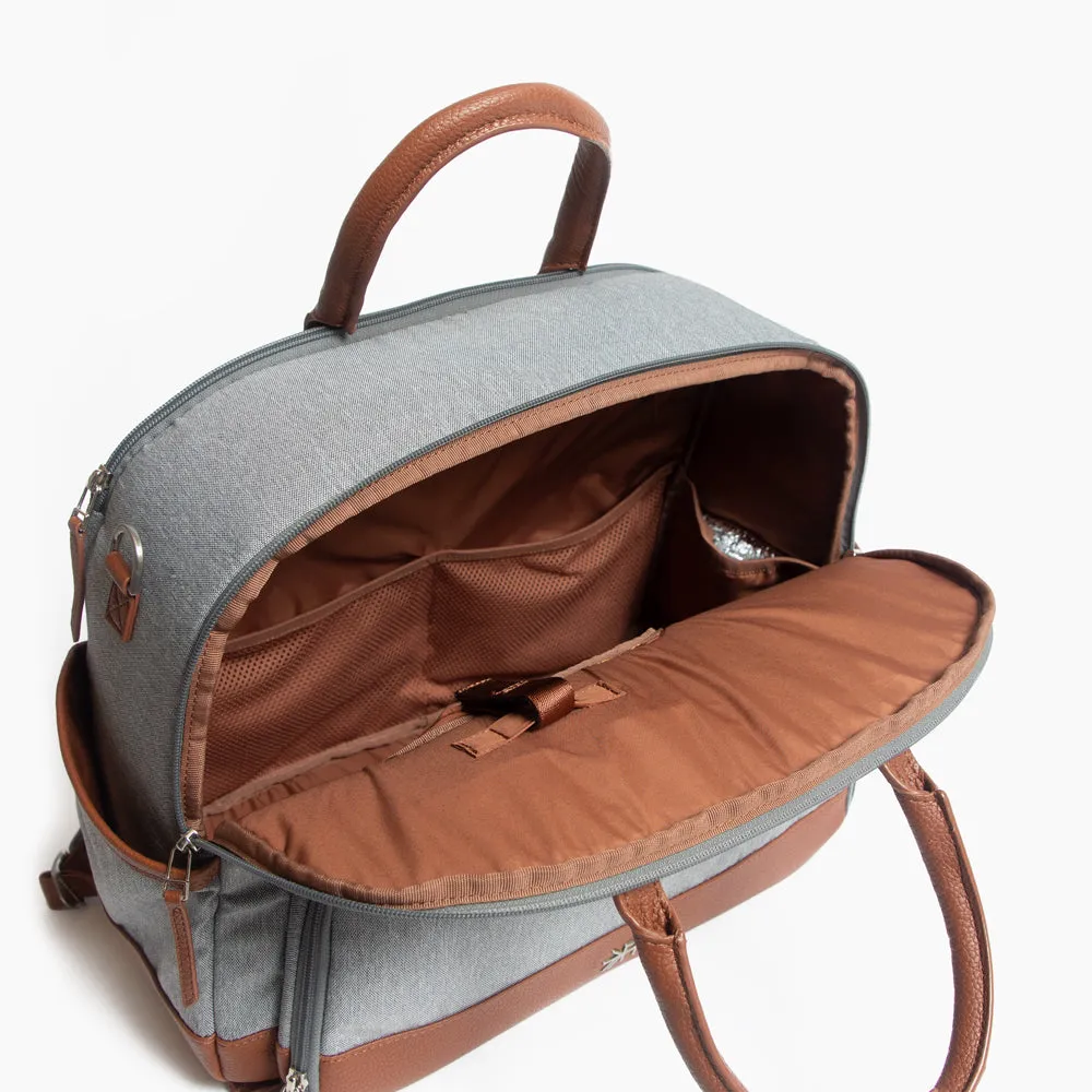 Graphite Marseille Breast Pump Bag