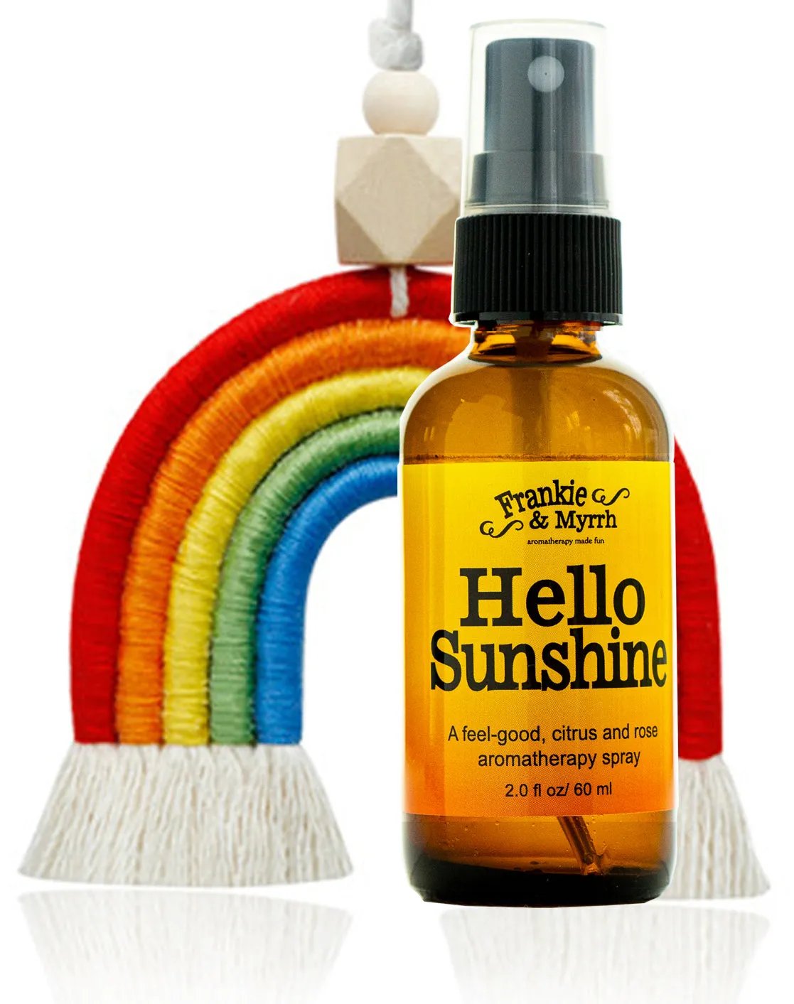 Hello Sunshine with Rainbow Car Diffuser