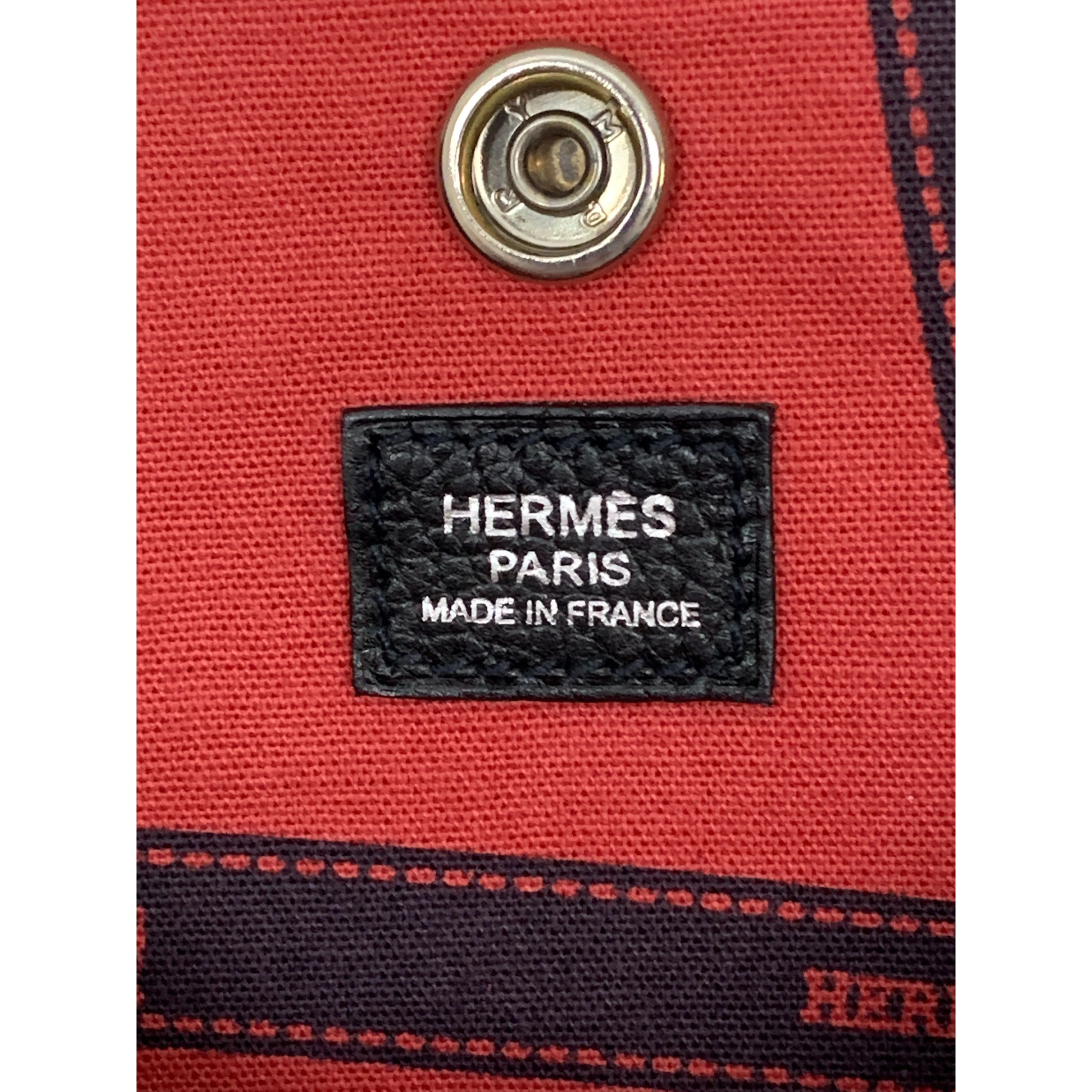 #HERMES/Tote Bag/Canvas/Plain