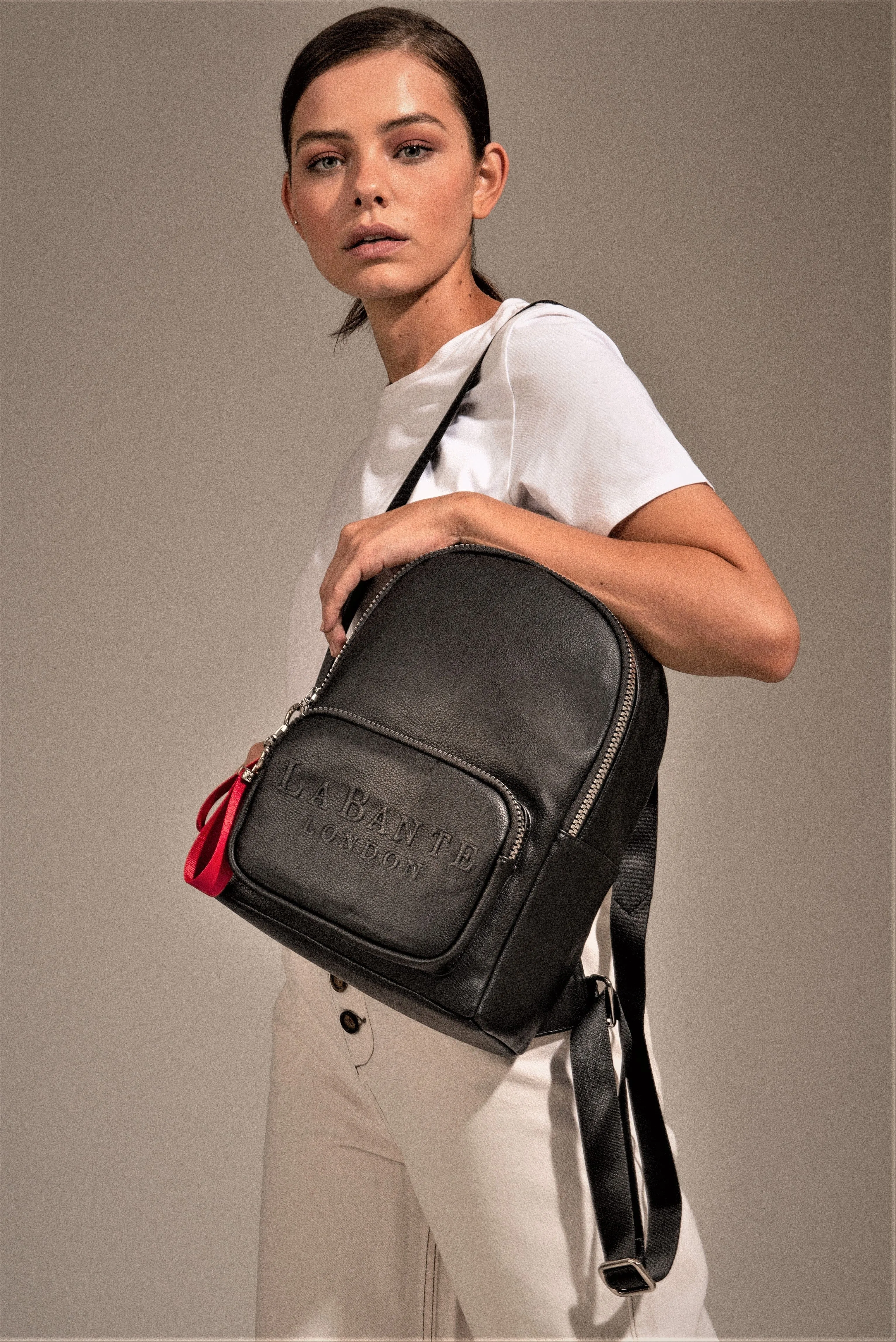 Kailash Vegan Leather Backpack | Black