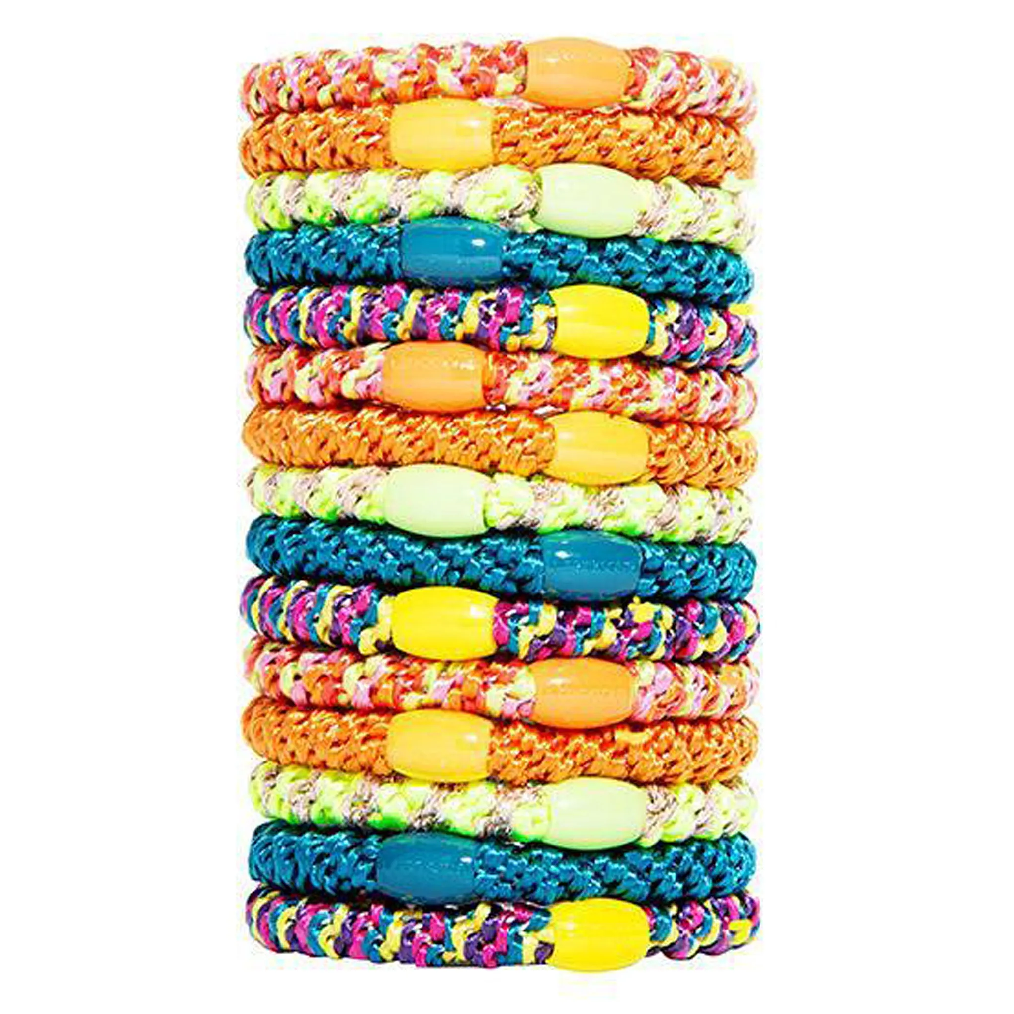 L. Erickson Grab and Go Pony Tube Hair Ties in Monkey Business 15 Pack