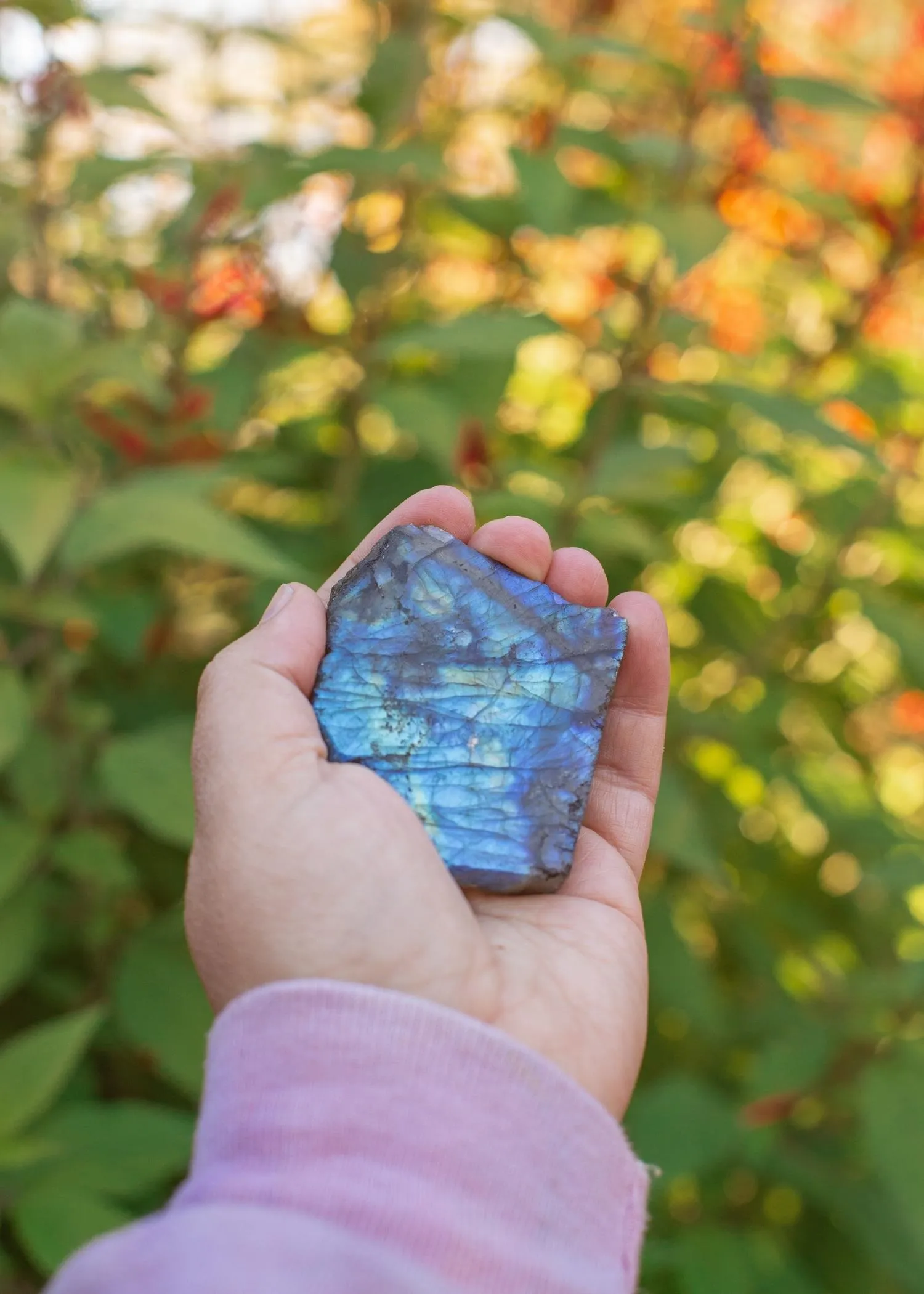 Labradorite Mini Slab for Transformation