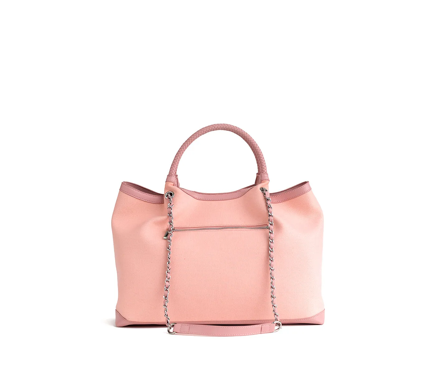 Light Pink Vegan Canvas Tote Ruth