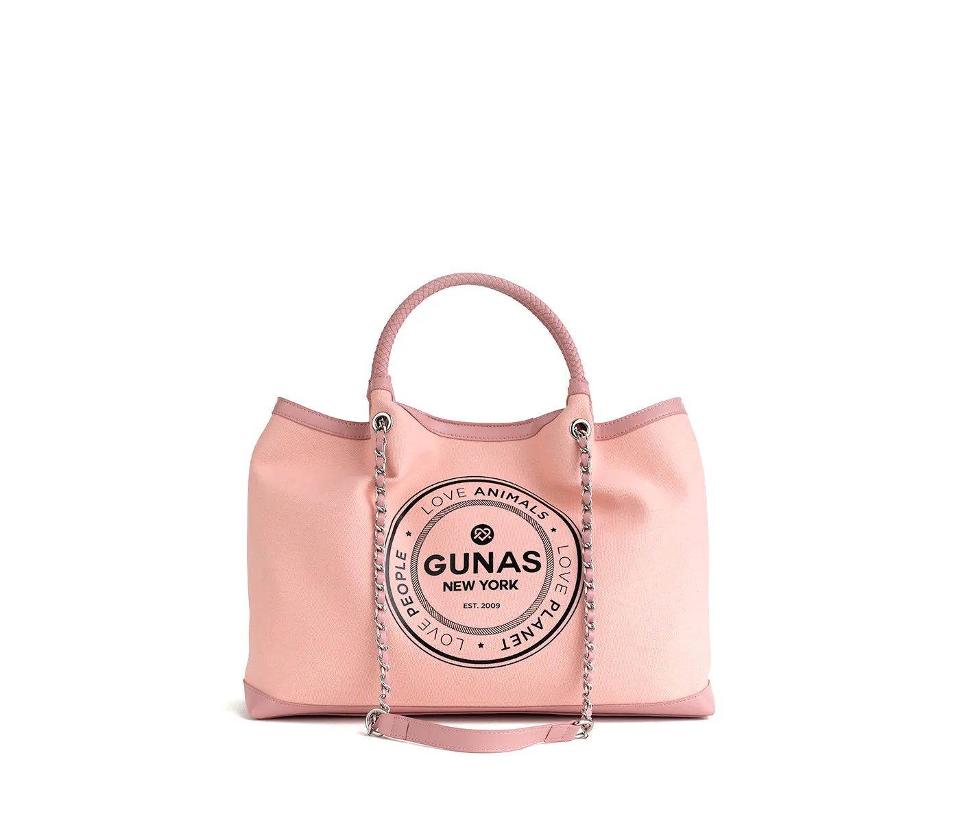 Light Pink Vegan Canvas Tote Ruth