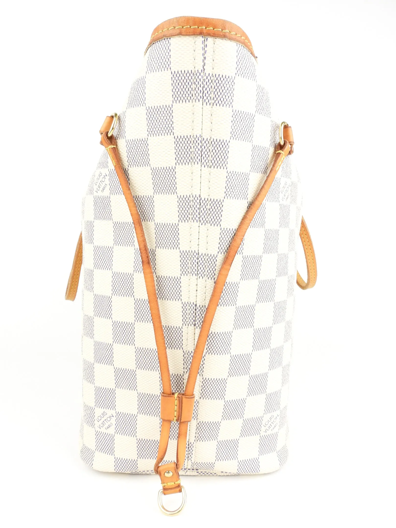 Louis Vuitton Damier Azur Coated Canvas Neverfull MM Shoulder Tote