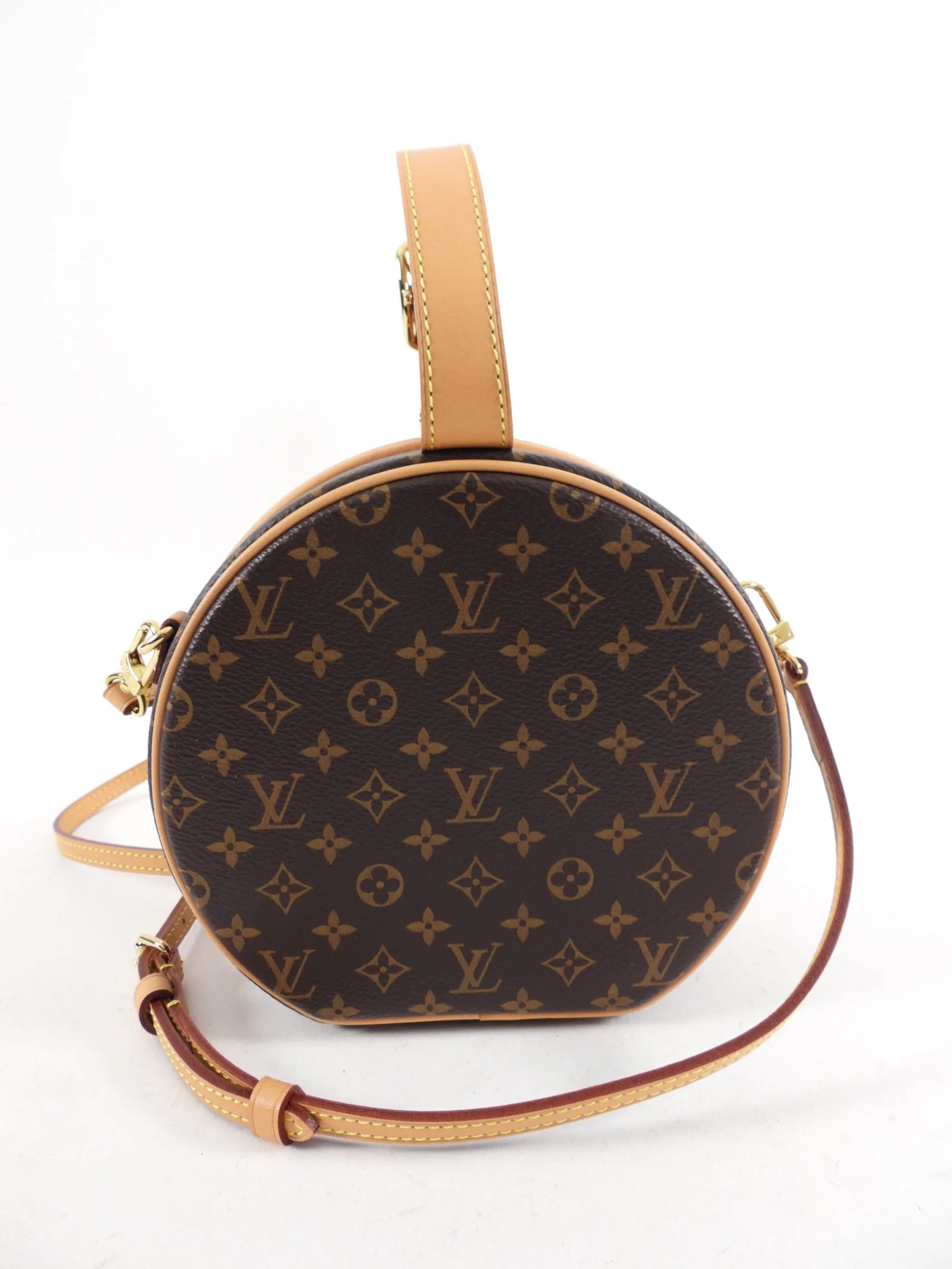 Louis Vuitton Monogram Canvas Petite Boite Chapeau Box Bag