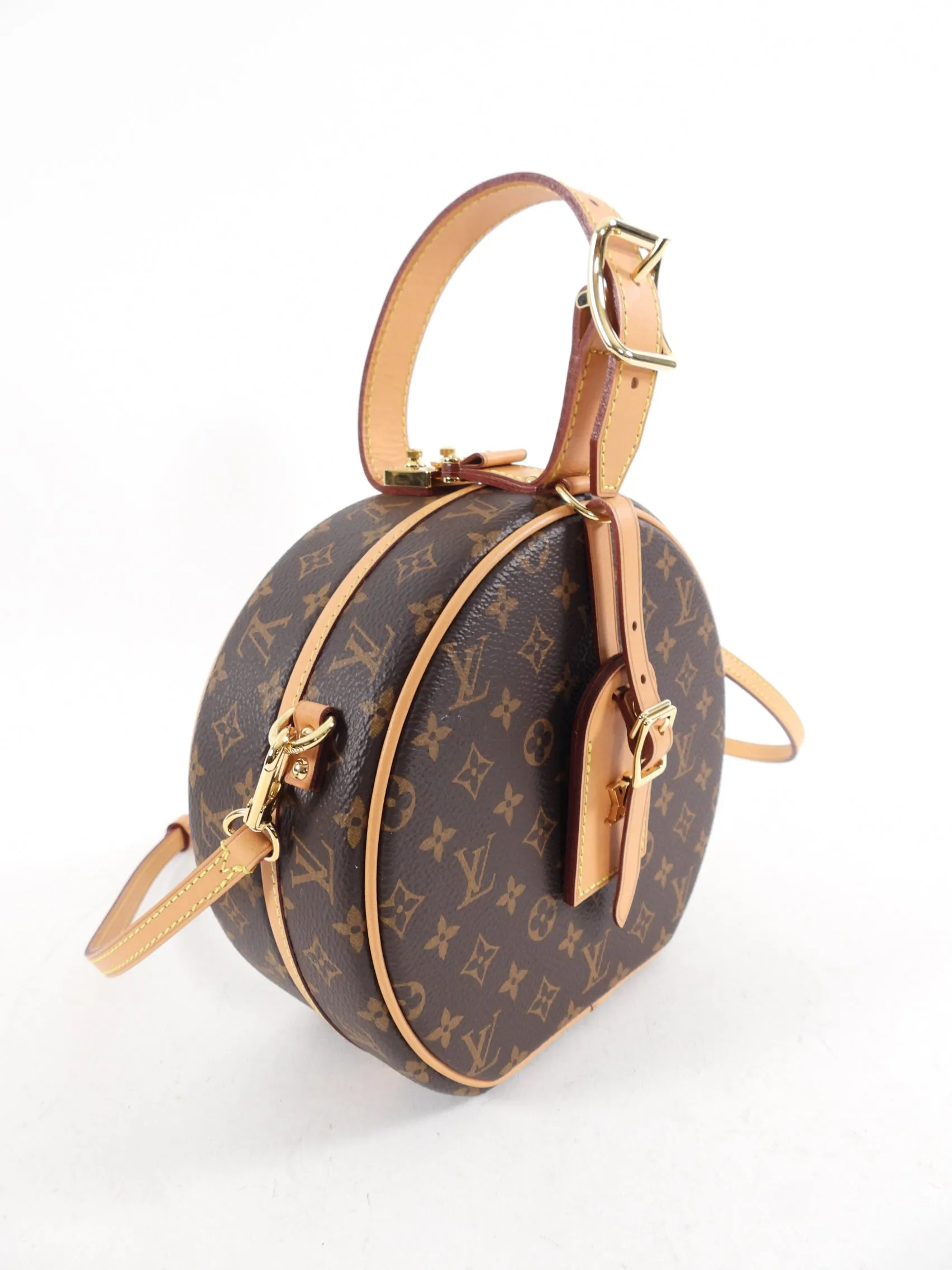 Louis Vuitton Monogram Canvas Petite Boite Chapeau Box Bag