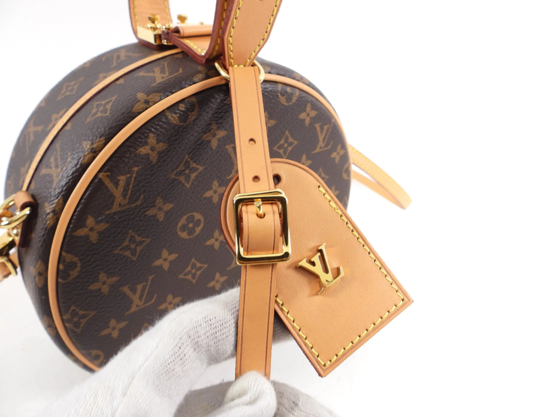 Louis Vuitton Monogram Canvas Petite Boite Chapeau Box Bag