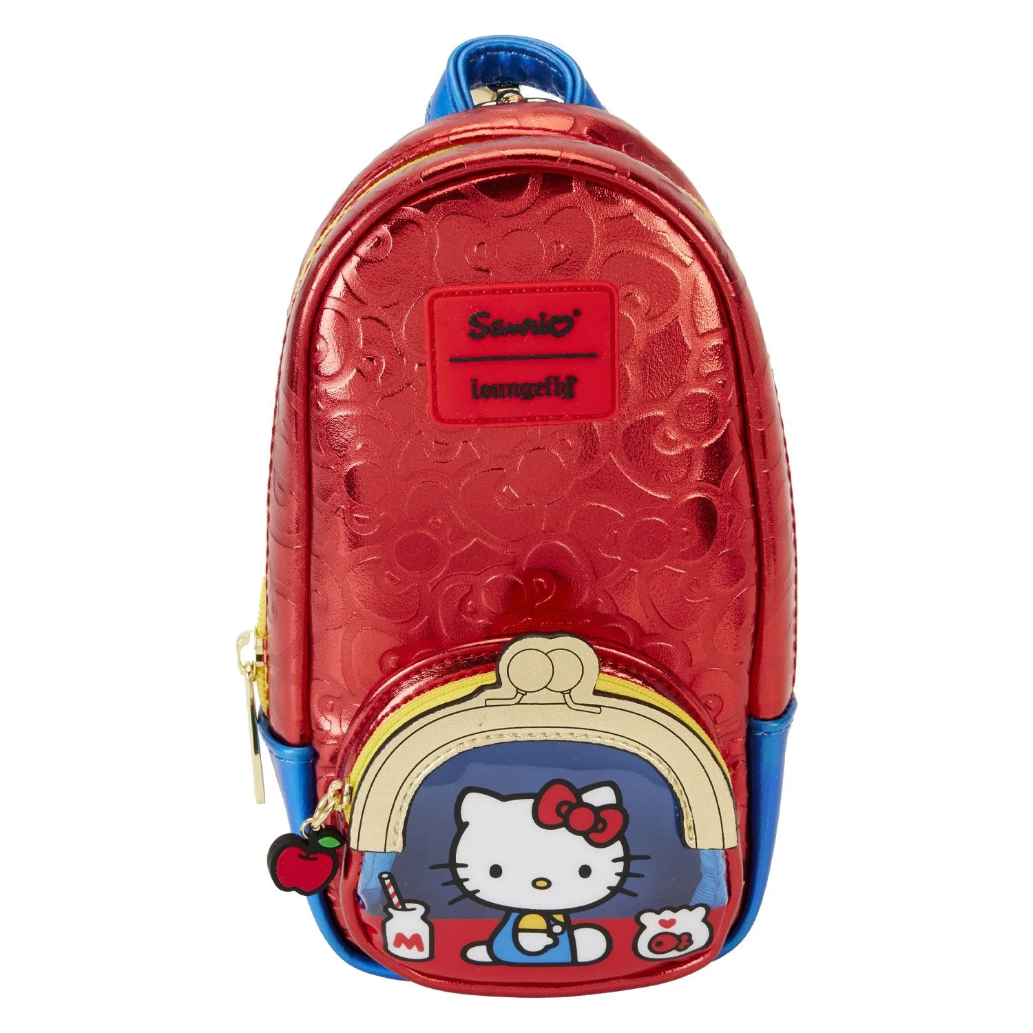 Loungefly Sanrio Hello Kitty 50th Anniversary Classic Mini Backpack Pencil Case