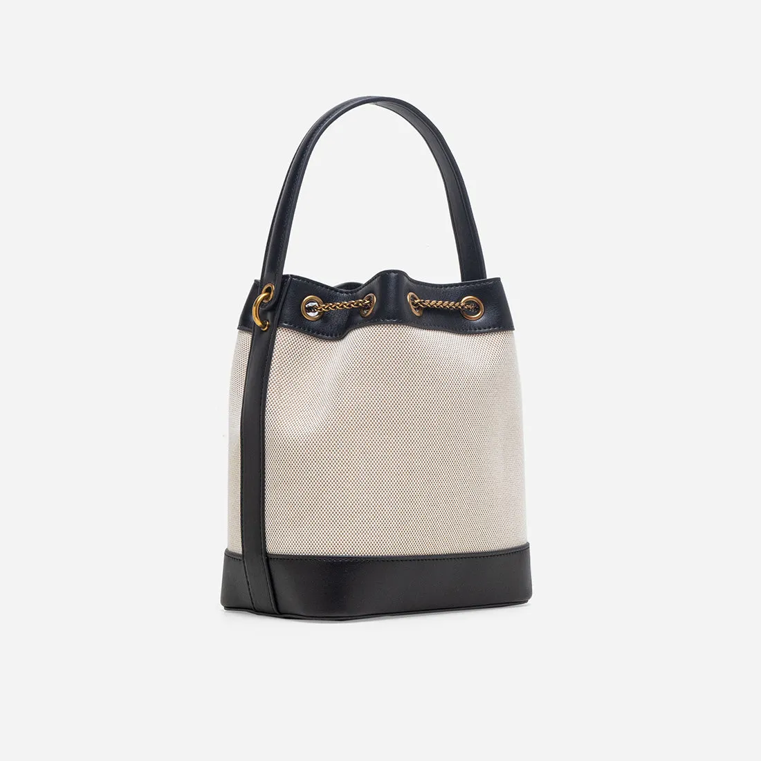 Maria Canvas Bucket Bag