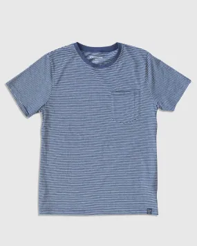 Men's EcoKnit Striped Pocket Tee