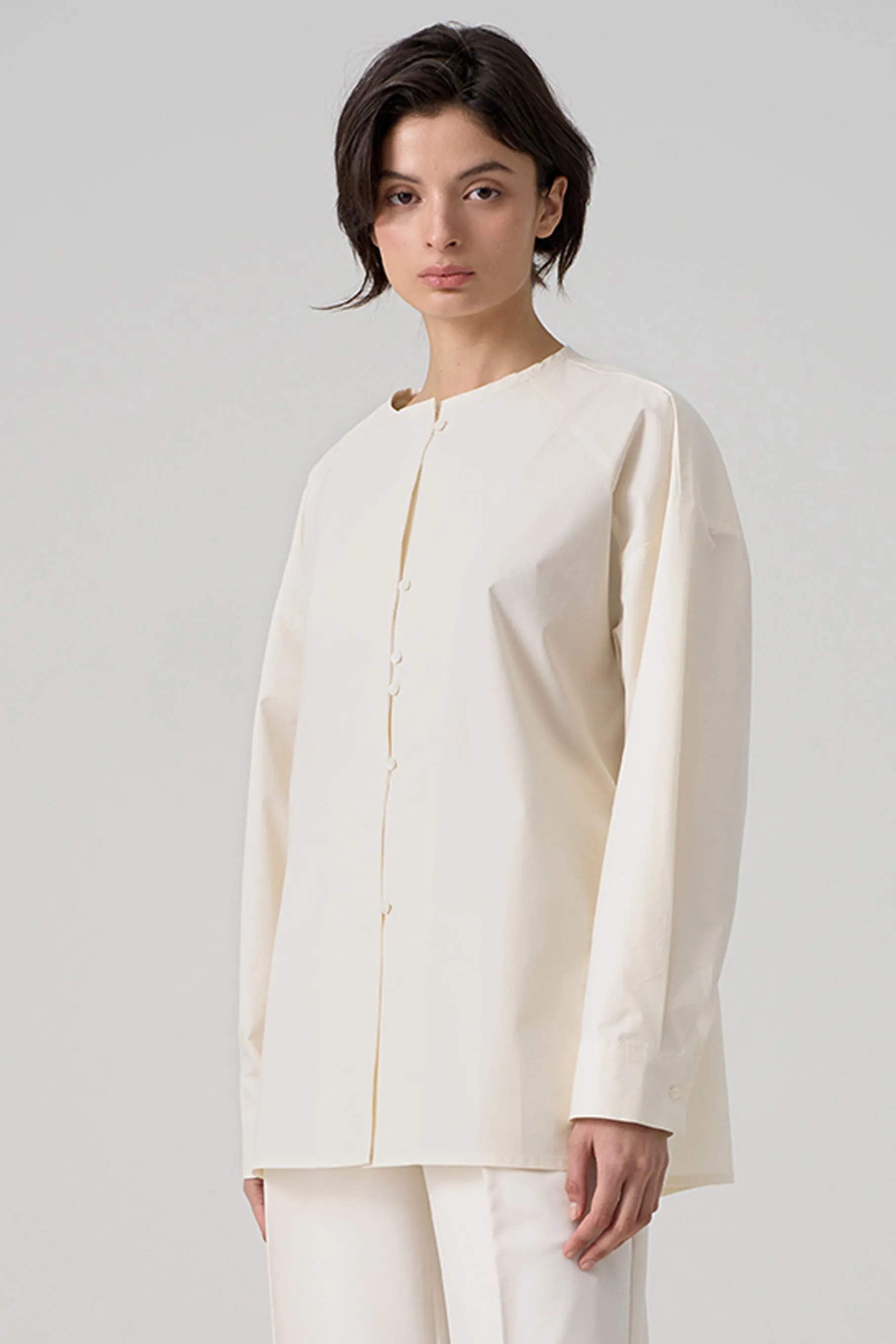 Mica Shirt, Ivory