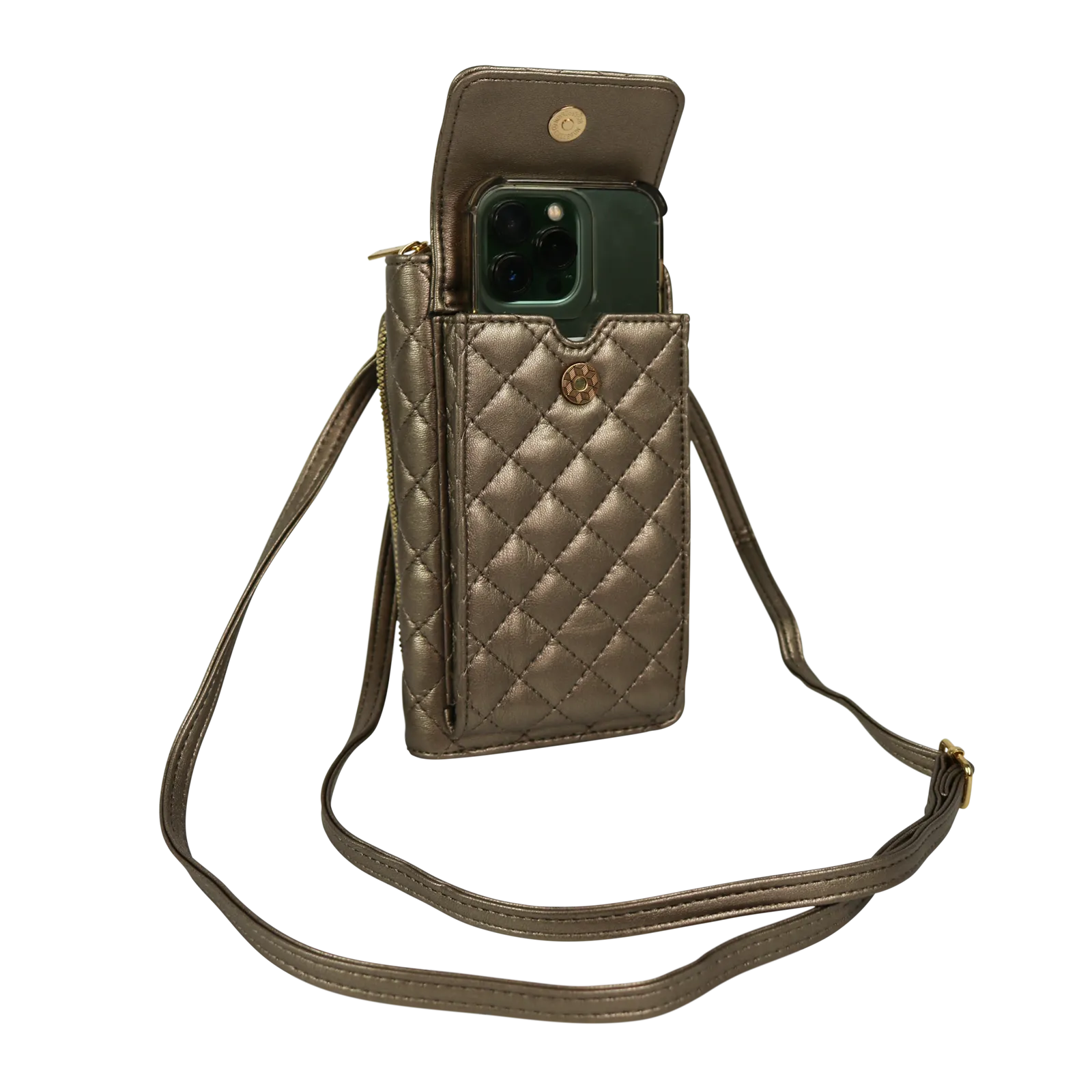 Mr Phone Crossbody- Bronze