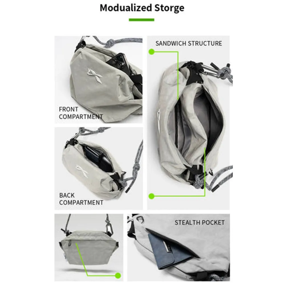 NIID NIID VIA MODULARIZED SLING BAG 8L-GRAPHITE