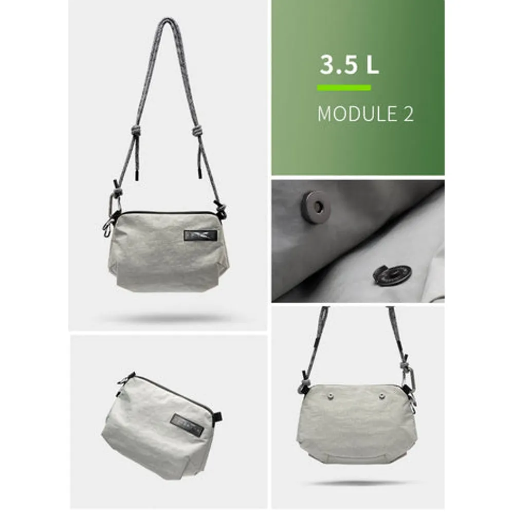 NIID NIID VIA MODULARIZED SLING BAG 8L-GRAPHITE