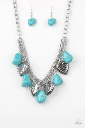 Paparazzi Change Of Heart - Blue Necklace