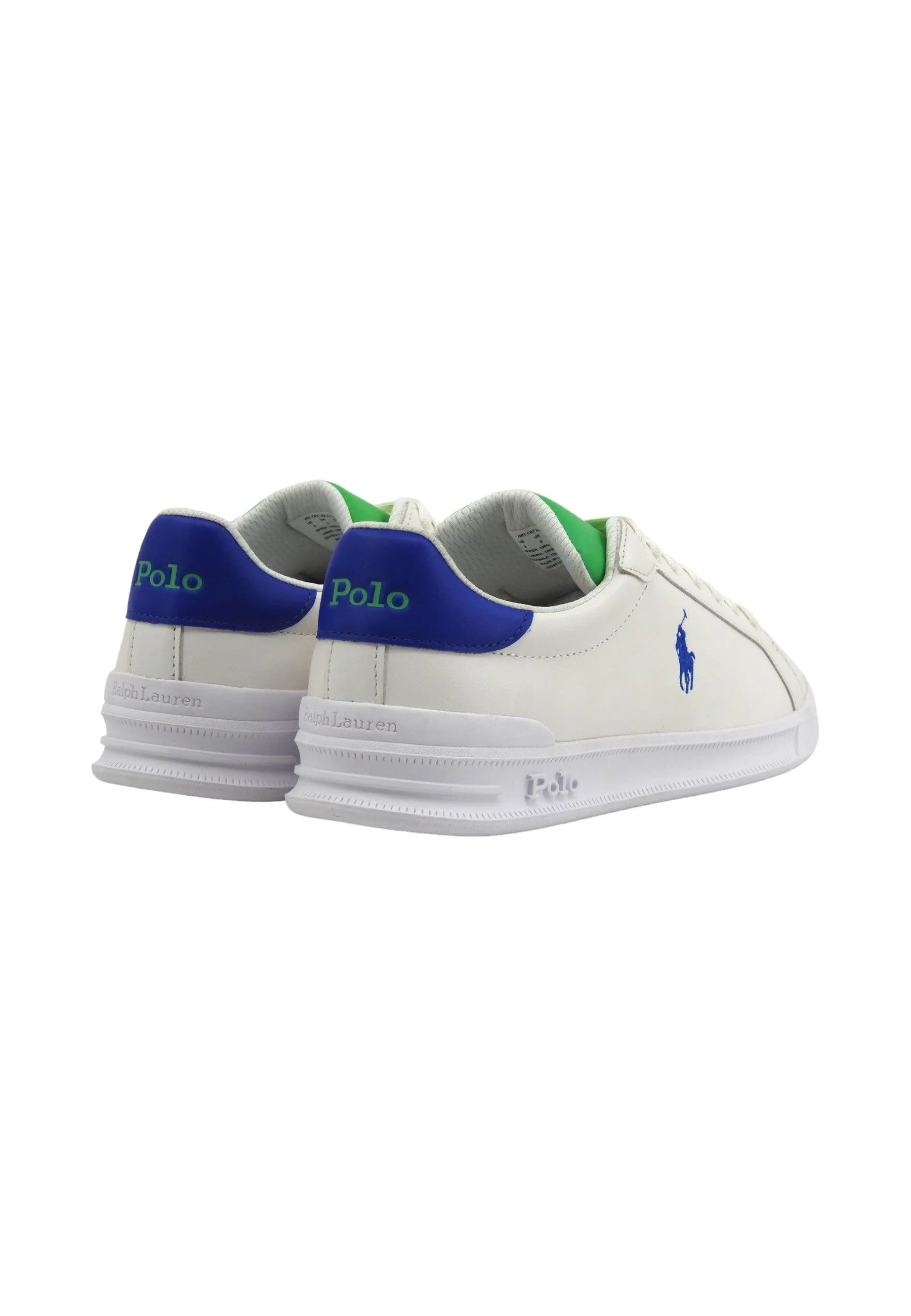 POLO RALPH LAUREN Sneaker Uomo White Green Royal 809931260003