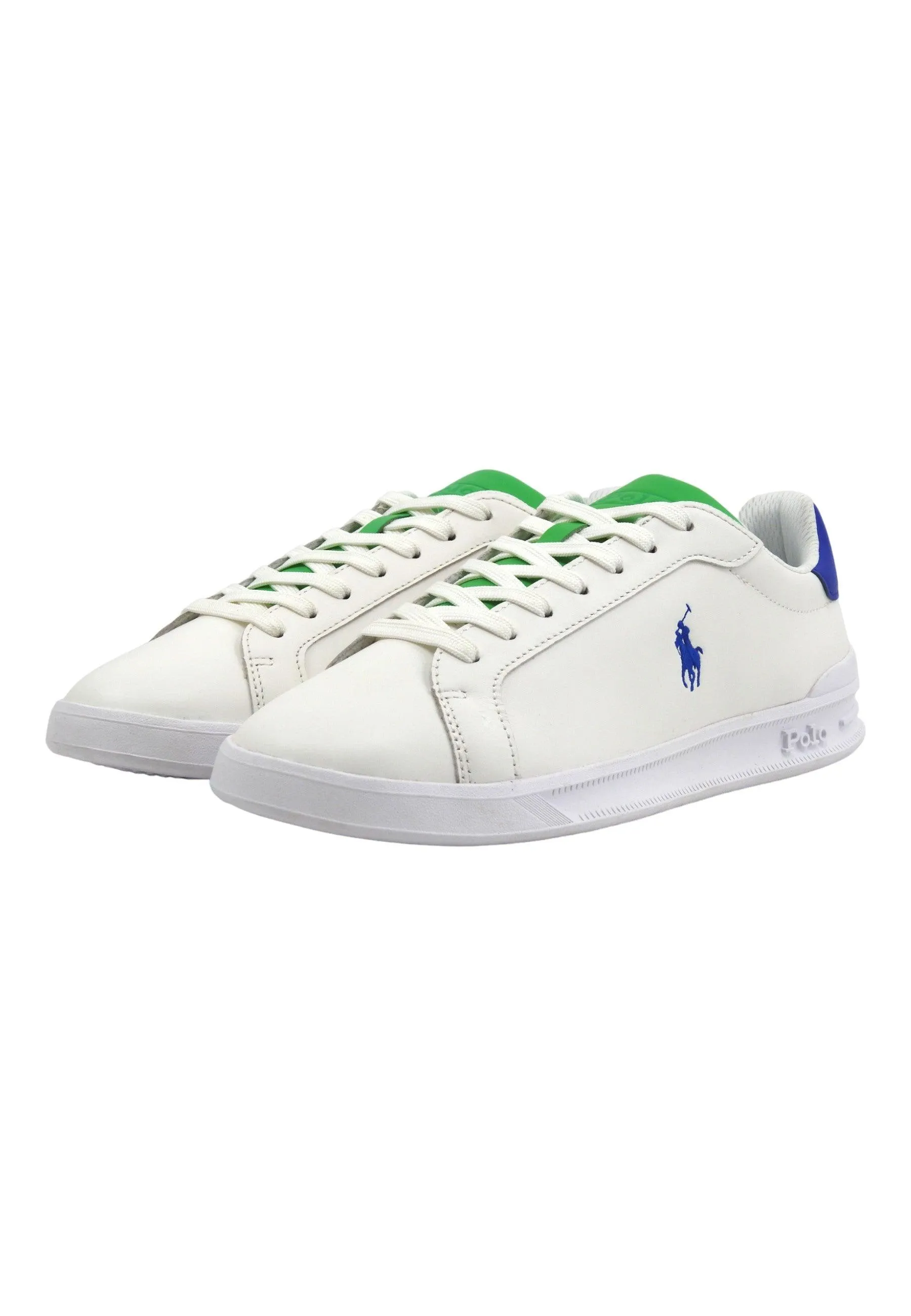 POLO RALPH LAUREN Sneaker Uomo White Green Royal 809931260003