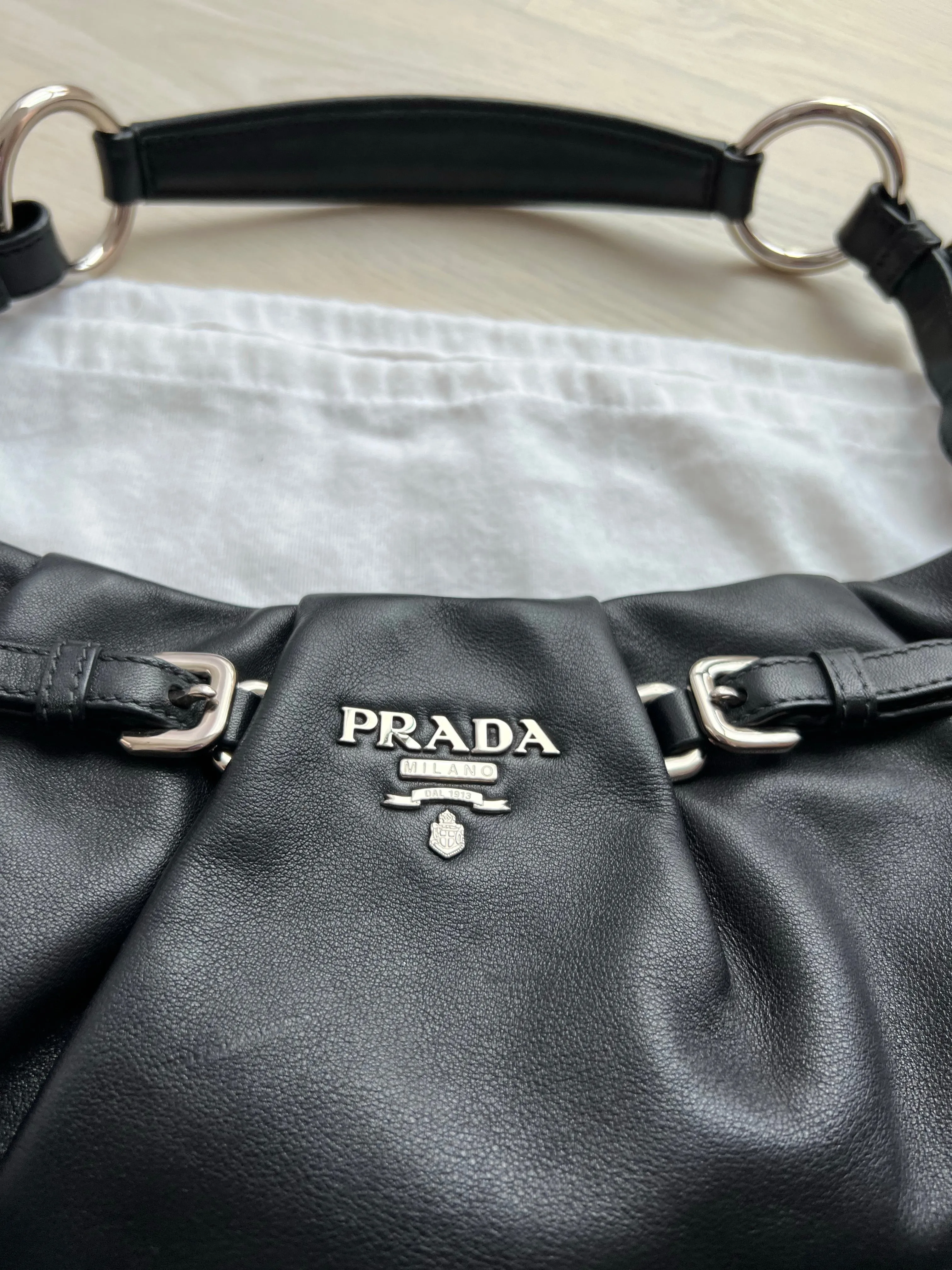 Prada Nappa Leather Shoulder Bag