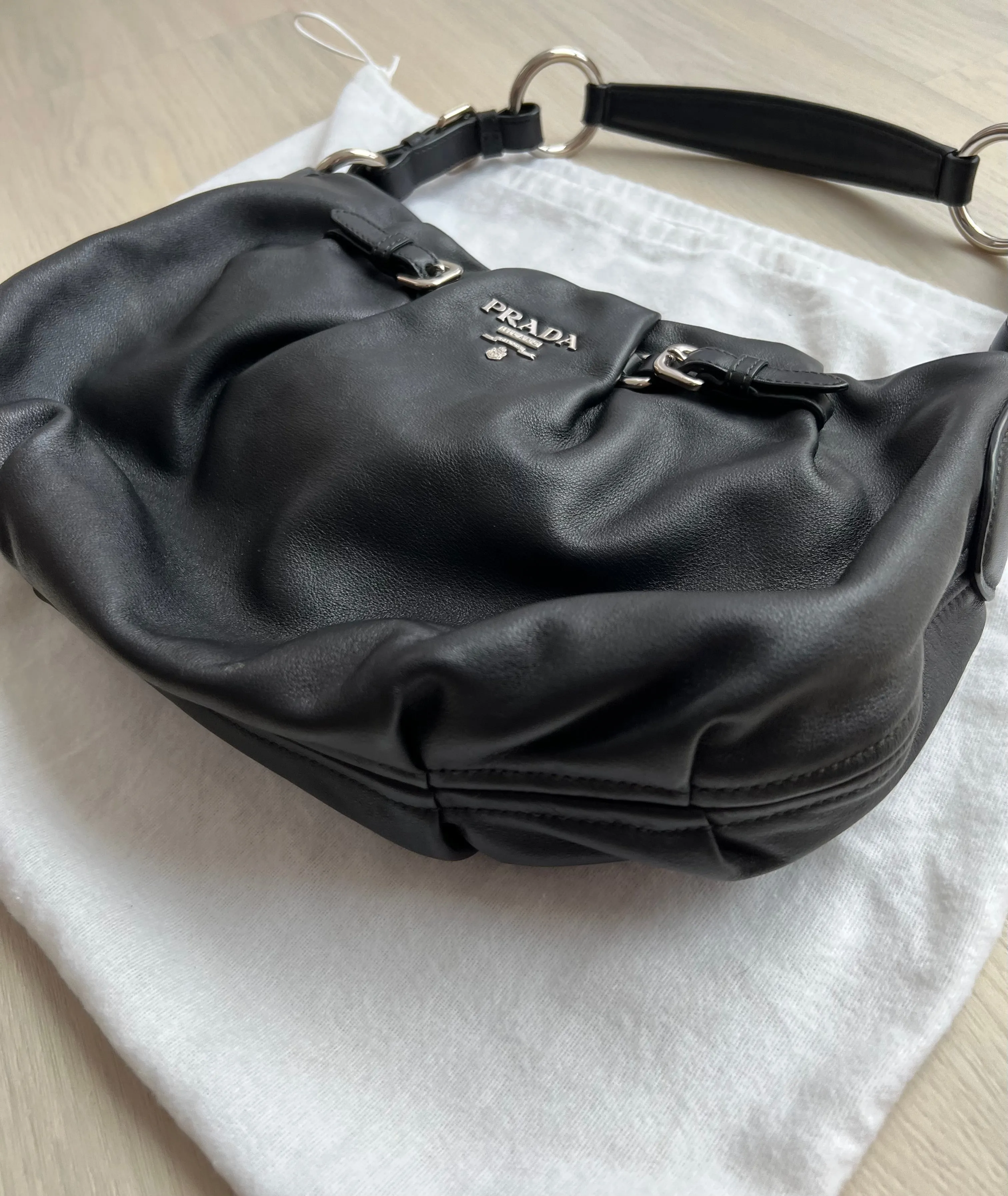 Prada Nappa Leather Shoulder Bag