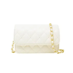 Quilted Handbag | White