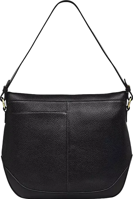 Radley London Black Pebbled Leather Medium Zip Around Shoulder Bag