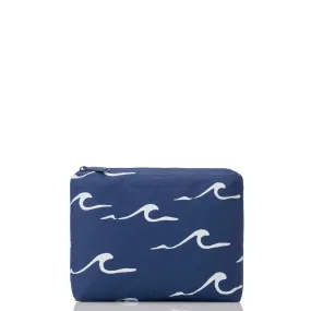 Seaside Small Pouch / White & Navy