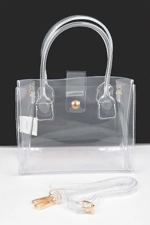 The Clear Crossbody Tote