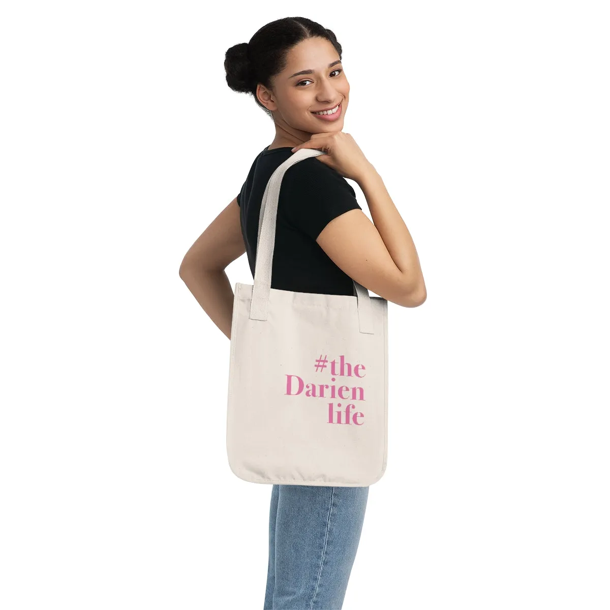 #thedarienlife Organic Canvas Tote Bag