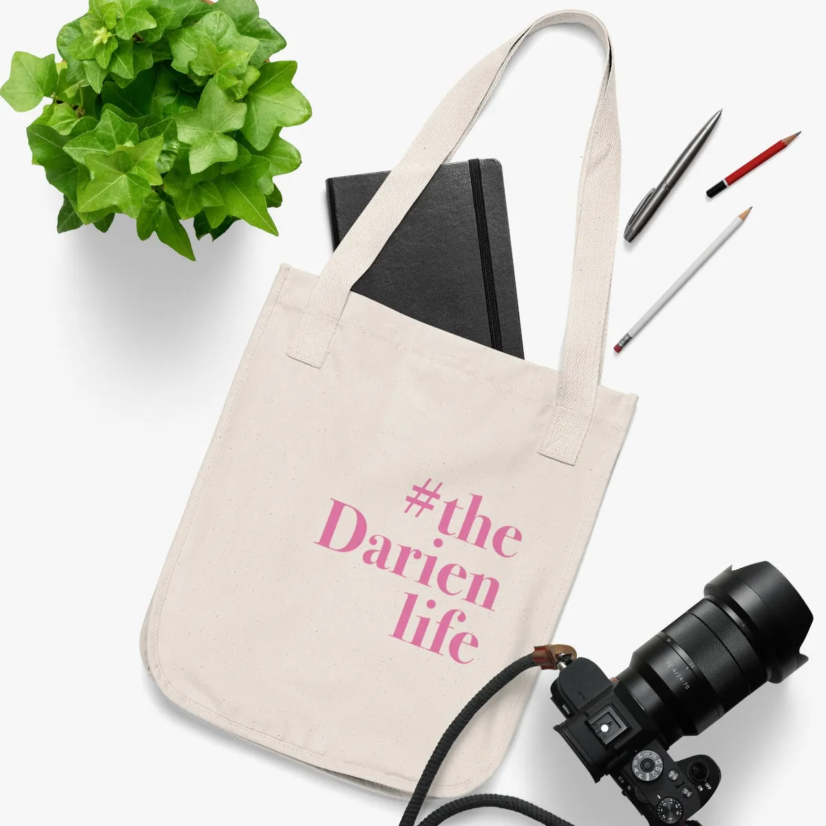 #thedarienlife Organic Canvas Tote Bag